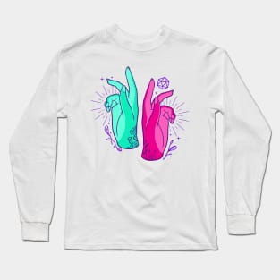 Spell Caster Hands Long Sleeve T-Shirt